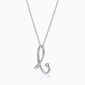 Tiffany & Co. Alphabet Letter “B” Pendant Necklace